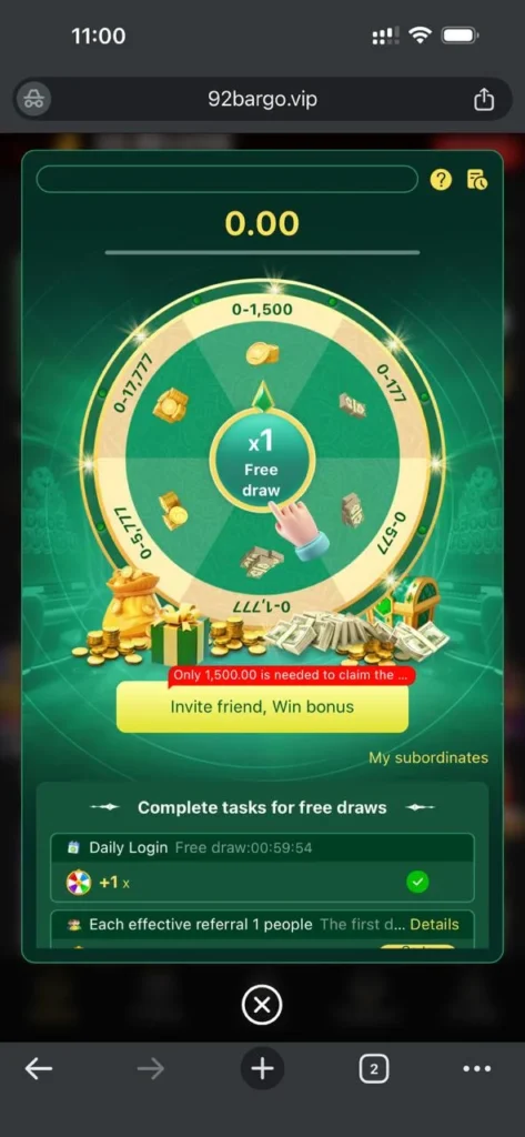 claim bonus
